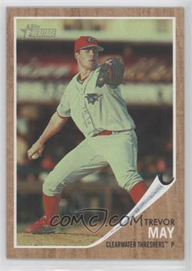2011 Topps Heritage Minor League Edition - [Base] - Green Tint #168 - Trevor May /620