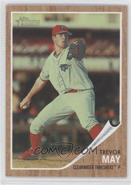 2011 Topps Heritage Minor League Edition - [Base] - Green Tint #168 - Trevor May /620