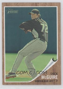 2011 Topps Heritage Minor League Edition - [Base] - Green Tint #169 - Deck McGuire /620