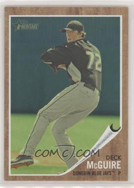 2011 Topps Heritage Minor League Edition - [Base] - Green Tint #169 - Deck McGuire /620