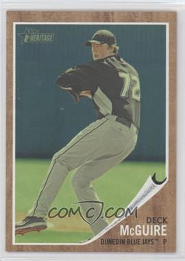 2011 Topps Heritage Minor League Edition - [Base] - Green Tint #169 - Deck McGuire /620