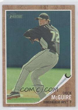 2011 Topps Heritage Minor League Edition - [Base] - Green Tint #169 - Deck McGuire /620