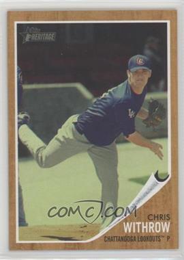 2011 Topps Heritage Minor League Edition - [Base] - Green Tint #185 - Chris Withrow /620