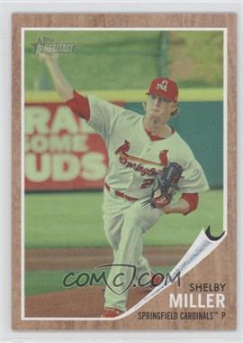 2011 Topps Heritage Minor League Edition - [Base] - Green Tint #28 - Shelby Miller /620