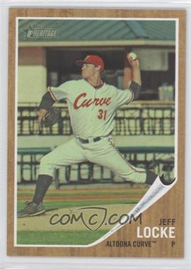 2011 Topps Heritage Minor League Edition - [Base] - Green Tint #41 - Jeff Locke /620