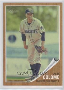 2011 Topps Heritage Minor League Edition - [Base] - Green Tint #85 - Alex Colome /620