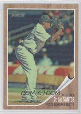 2011 Topps Heritage Minor League Edition - [Base] - Green Tint #99 - Miguel De Los Santos /620