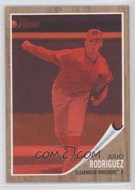 2011 Topps Heritage Minor League Edition - [Base] - Red Tint #10 - Julio Rodriguez /620