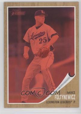 2011 Topps Heritage Minor League Edition - [Base] - Red Tint #113 - Mike Foltynewicz /620