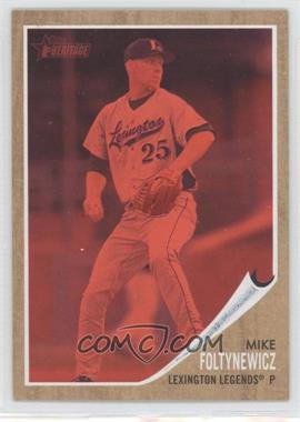 2011 Topps Heritage Minor League Edition - [Base] - Red Tint #113 - Mike Foltynewicz /620