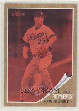 2011 Topps Heritage Minor League Edition - [Base] - Red Tint #113 - Mike Foltynewicz /620