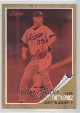 2011 Topps Heritage Minor League Edition - [Base] - Red Tint #113 - Mike Foltynewicz /620
