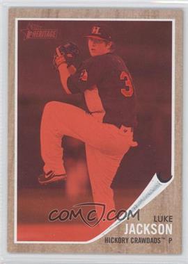 2011 Topps Heritage Minor League Edition - [Base] - Red Tint #137 - Luke Jackson /620