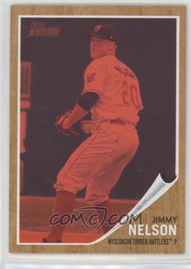 2011 Topps Heritage Minor League Edition - [Base] - Red Tint #175 - Jimmy Nelson /620