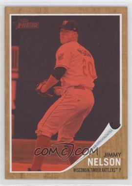 2011 Topps Heritage Minor League Edition - [Base] - Red Tint #175 - Jimmy Nelson /620