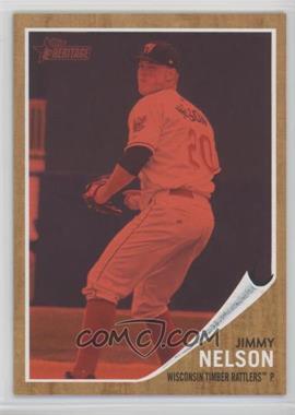 2011 Topps Heritage Minor League Edition - [Base] - Red Tint #175 - Jimmy Nelson /620