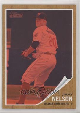 2011 Topps Heritage Minor League Edition - [Base] - Red Tint #175 - Jimmy Nelson /620