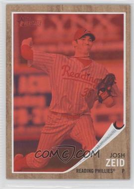 2011 Topps Heritage Minor League Edition - [Base] - Red Tint #50 - Josh Zeid /620