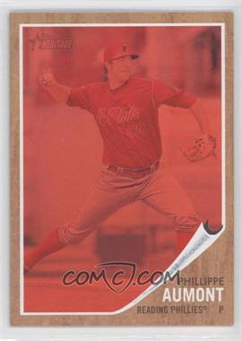 2011 Topps Heritage Minor League Edition - [Base] - Red Tint #54 - Phillippe Aumont /620