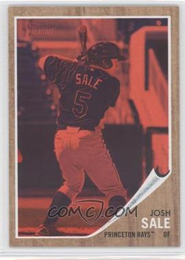 2011 Topps Heritage Minor League Edition - [Base] - Red Tint #80 - Josh Sale /620