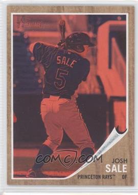 2011 Topps Heritage Minor League Edition - [Base] - Red Tint #80 - Josh Sale /620