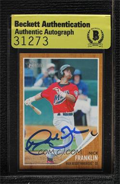 2011 Topps Heritage Minor League Edition - [Base] #115 - Nick Franklin [BAS Authentic]