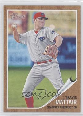 2011 Topps Heritage Minor League Edition - [Base] #166 - Travis Mattair