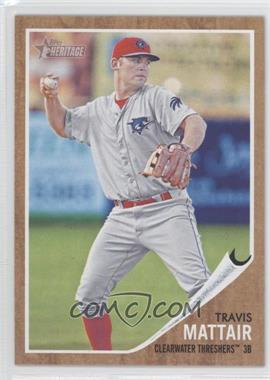 2011 Topps Heritage Minor League Edition - [Base] #166 - Travis Mattair