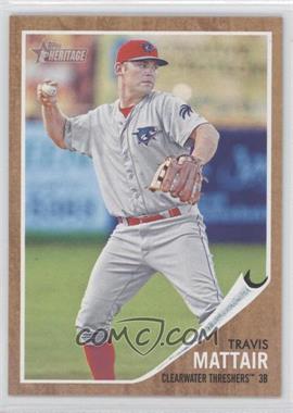 2011 Topps Heritage Minor League Edition - [Base] #166 - Travis Mattair