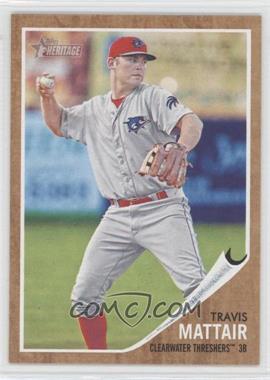 2011 Topps Heritage Minor League Edition - [Base] #166 - Travis Mattair