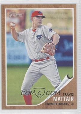 2011 Topps Heritage Minor League Edition - [Base] #166 - Travis Mattair