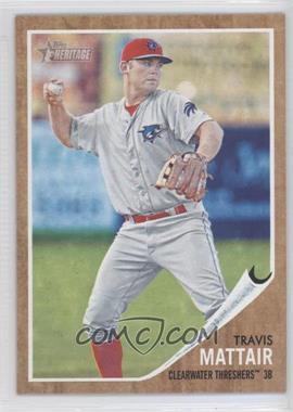 2011 Topps Heritage Minor League Edition - [Base] #166 - Travis Mattair