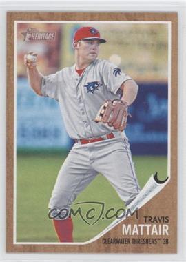 2011 Topps Heritage Minor League Edition - [Base] #166 - Travis Mattair