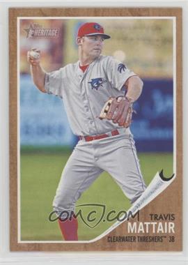 2011 Topps Heritage Minor League Edition - [Base] #166 - Travis Mattair