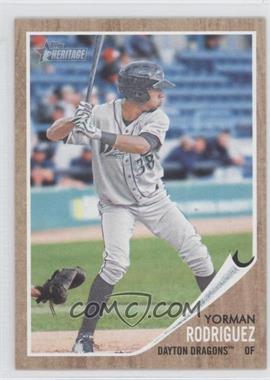 2011 Topps Heritage Minor League Edition - [Base] #198 - Yorman Rodriguez