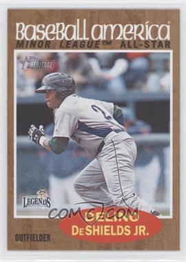 2011 Topps Heritage Minor League Edition - [Base] #207 - Short Print - Baseball America Minor League All-Star - Delino DeShields