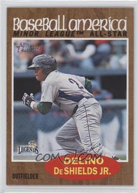 2011 Topps Heritage Minor League Edition - [Base] #207 - Short Print - Baseball America Minor League All-Star - Delino DeShields