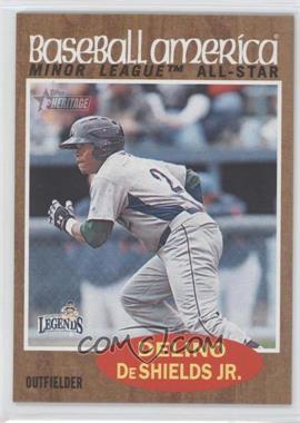 2011 Topps Heritage Minor League Edition - [Base] #207 - Short Print - Baseball America Minor League All-Star - Delino DeShields