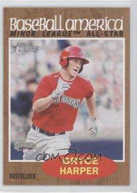 2011 Topps Heritage Minor League Edition - [Base] #211 - Short Print - Baseball America Minor League All-Star - Bryce Harper