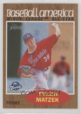 2011 Topps Heritage Minor League Edition - [Base] #221 - Short Print - Baseball America Minor League All-Star - Tyler Matzek