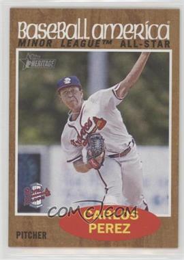 2011 Topps Heritage Minor League Edition - [Base] #227 - Short Print - Baseball America Minor League All-Star - Carlos Perez