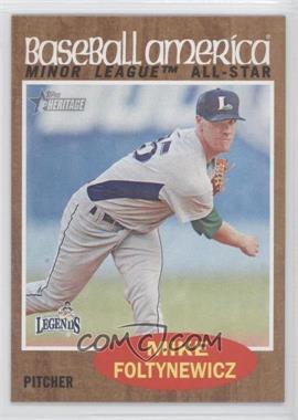 2011 Topps Heritage Minor League Edition - [Base] #231 - Short Print - Baseball America Minor League All-Star - Michael Foltynewicz