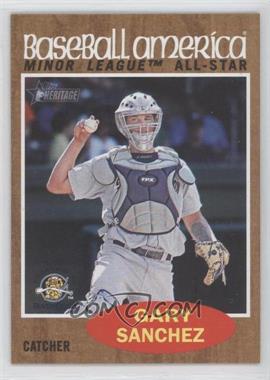 2011 Topps Heritage Minor League Edition - [Base] #233 - Short Print - Baseball America Minor League All-Star - Gary Sanchez