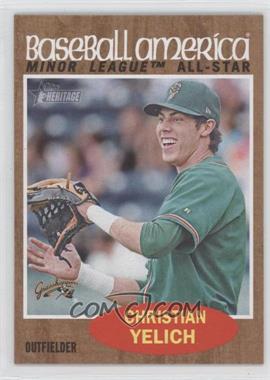 2011 Topps Heritage Minor League Edition - [Base] #243 - Short Print - Baseball America Minor League All-Star - Christian Yelich