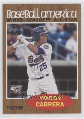 2011 Topps Heritage Minor League Edition - [Base] #247 - Short Print - Baseball America Minor League All-Star - Yordy Cabrera