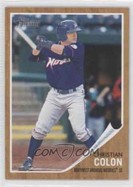 2011 Topps Heritage Minor League Edition - [Base] #86 - Christian Colon