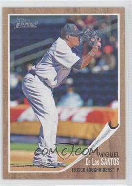 2011 Topps Heritage Minor League Edition - [Base] #99 - Miguel De Los Santos