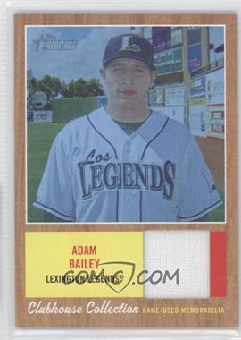 2011 Topps Heritage Minor League Edition - Clubhouse Collection Relics - Blue Tint #CCR-AB - Adam Bailey /199