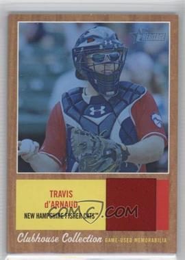 2011 Topps Heritage Minor League Edition - Clubhouse Collection Relics - Blue Tint #CCR-TD - Travis d'Arnaud /199