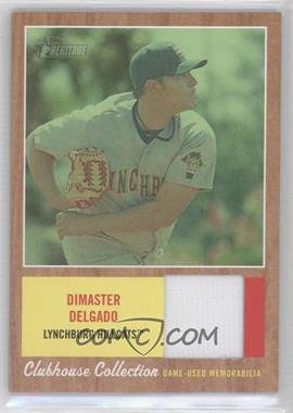 2011 Topps Heritage Minor League Edition - Clubhouse Collection Relics - Green Tint #CCR-DD - Dimasther Delgado /50